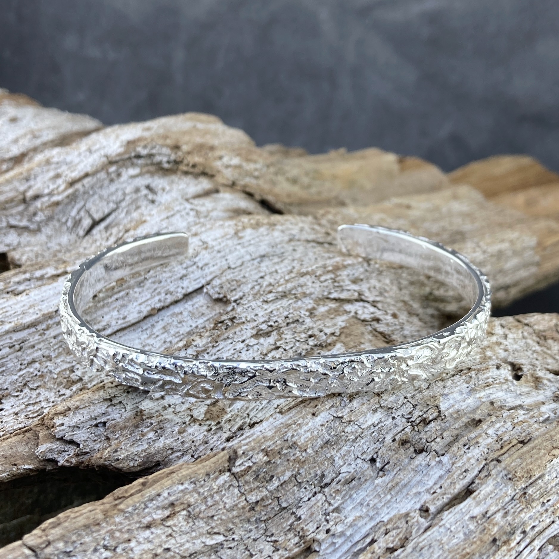 Argentium Silver Lunar Cuff – Medium - Image 2