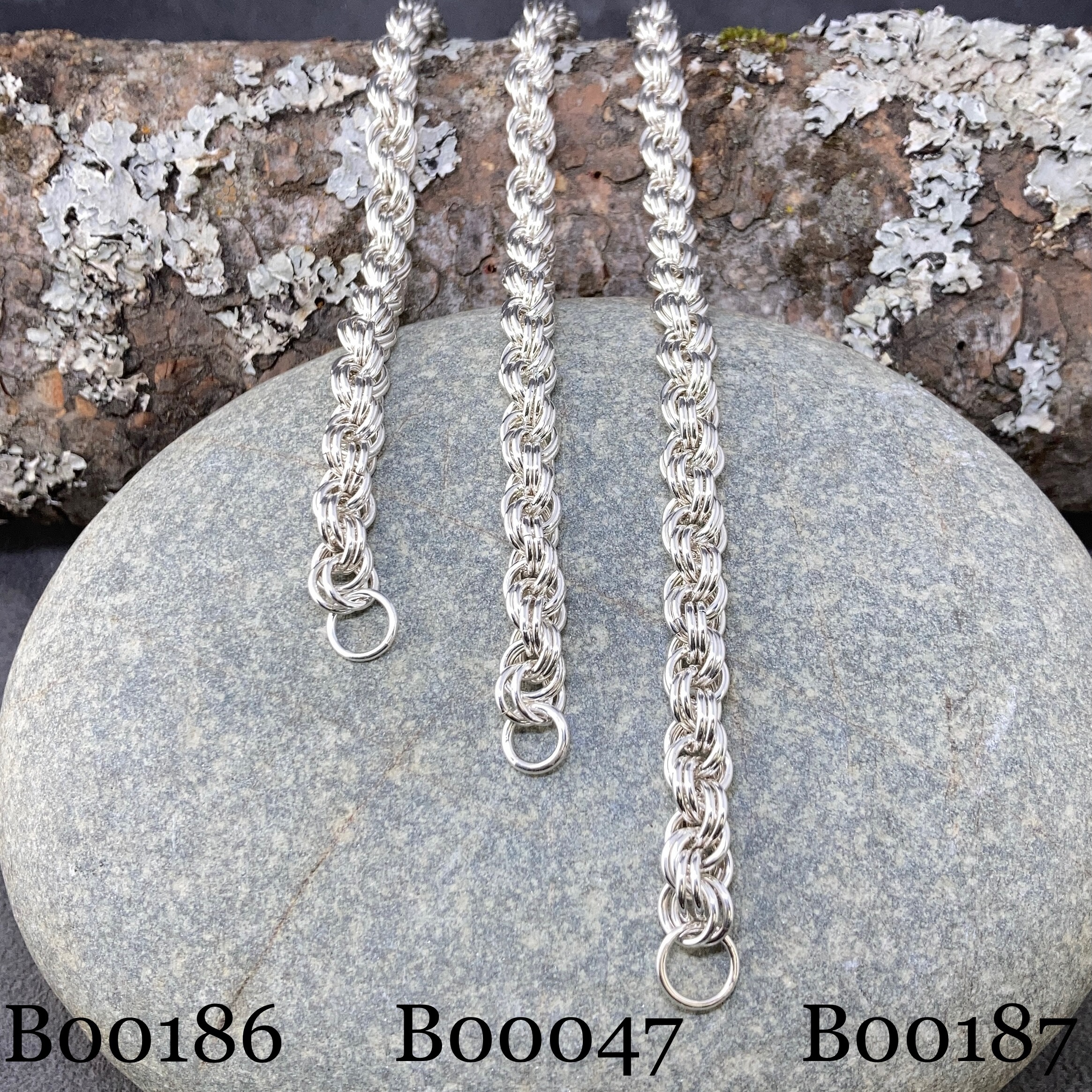 Argentium Silver Double Spiral Bracelet - Image 9