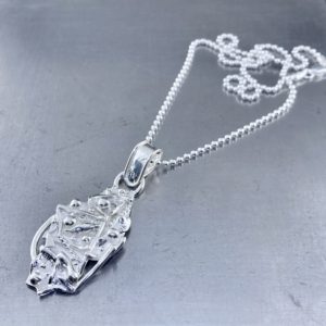 rapids pendant - Argentium silver