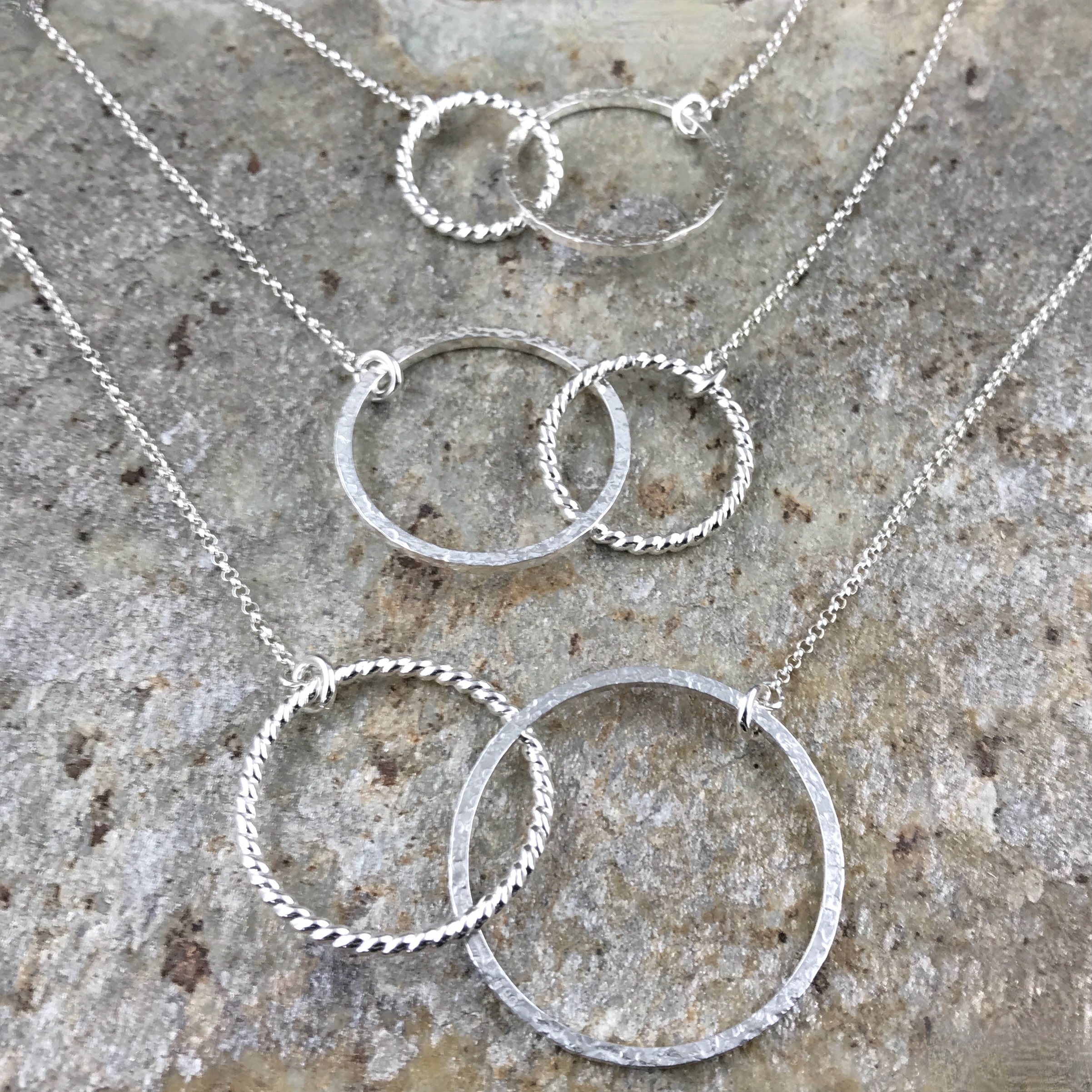 solar system necklace - medium - Argentium silver - Image 3