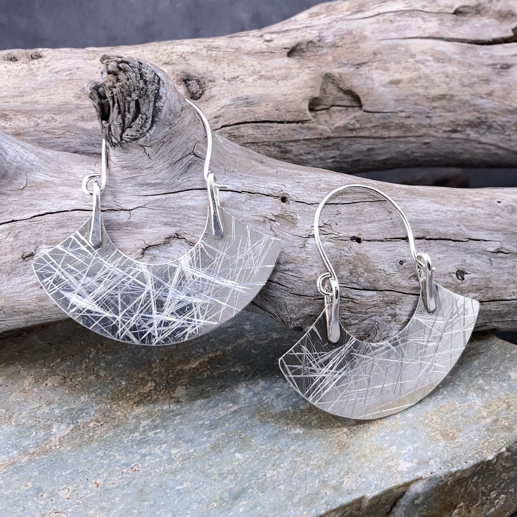 ulu earrings - Argentium silver - Image 2
