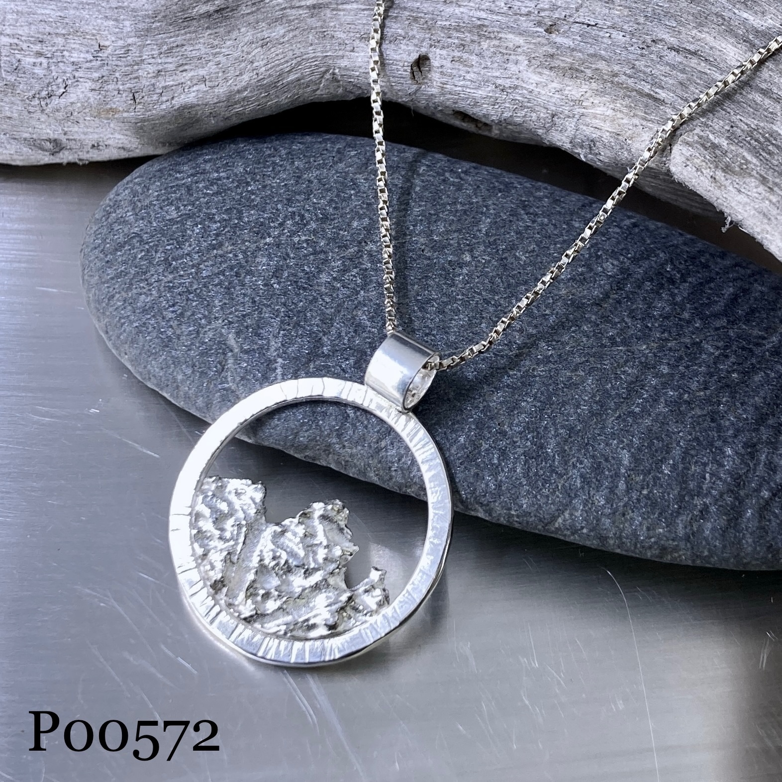 mountain pendants - Argentium silver - Image 13