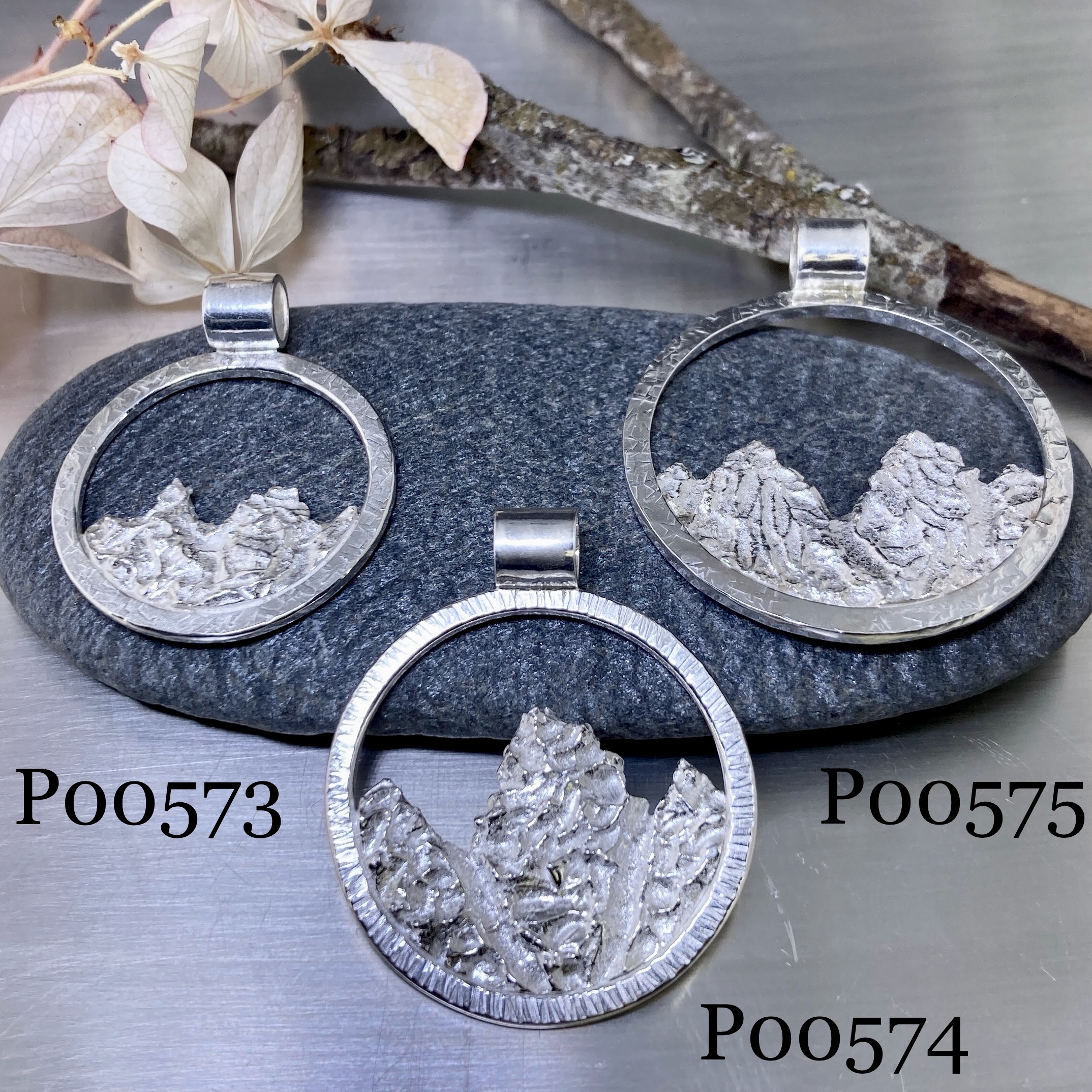 Mountain Pendant – Argentium Silver - Image 13