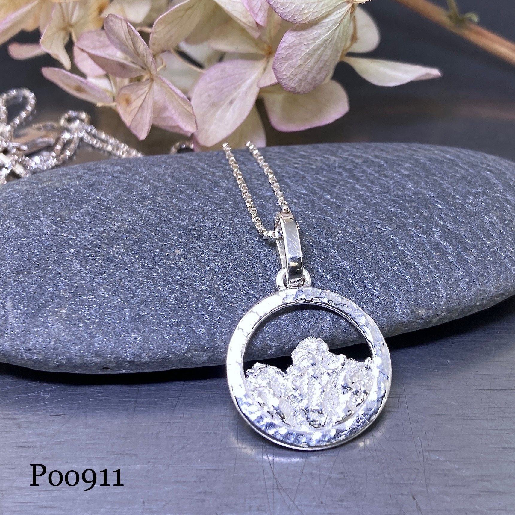 Mountain Pendant – Argentium Silver - Image 14