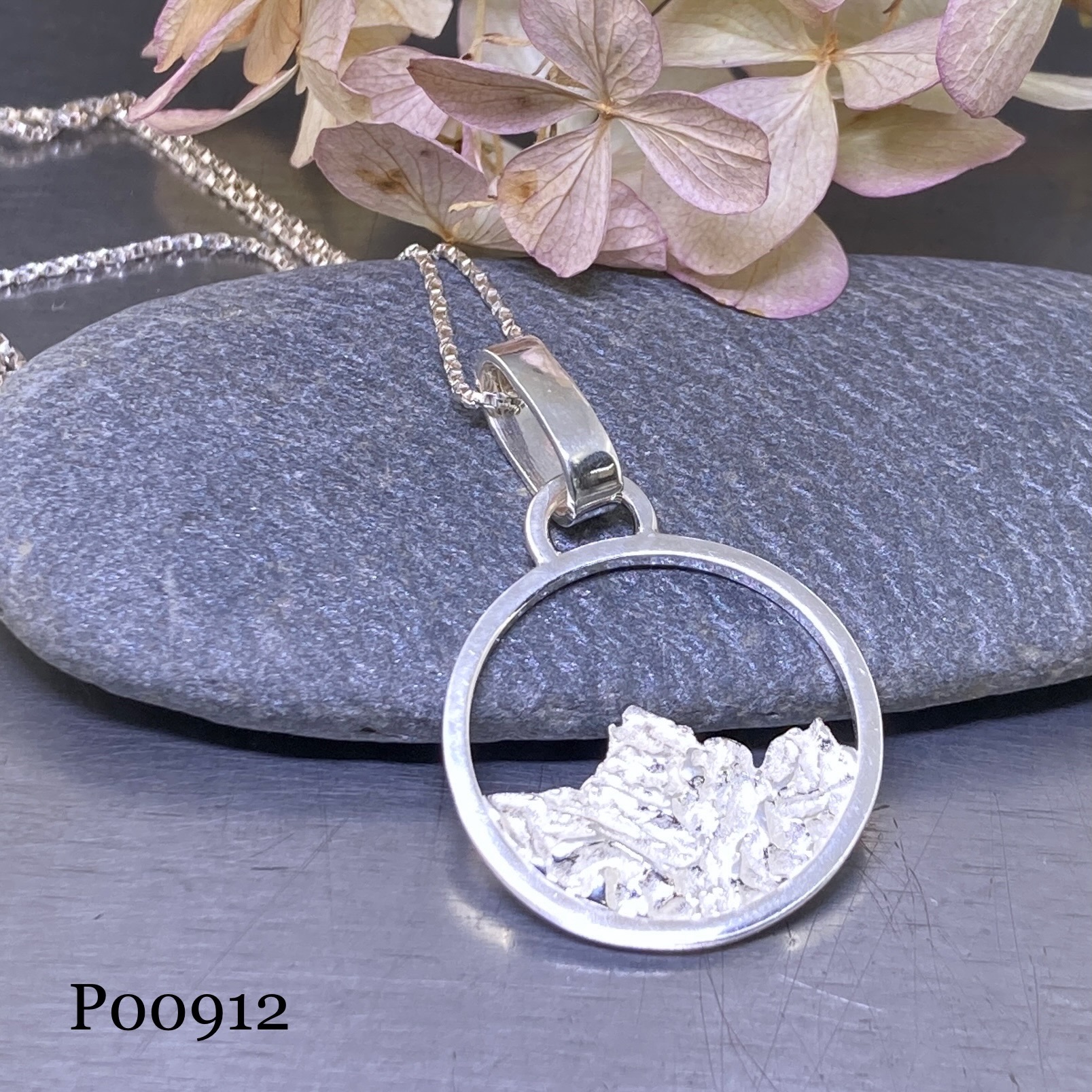 Mountain Pendant – Argentium Silver - Image 15