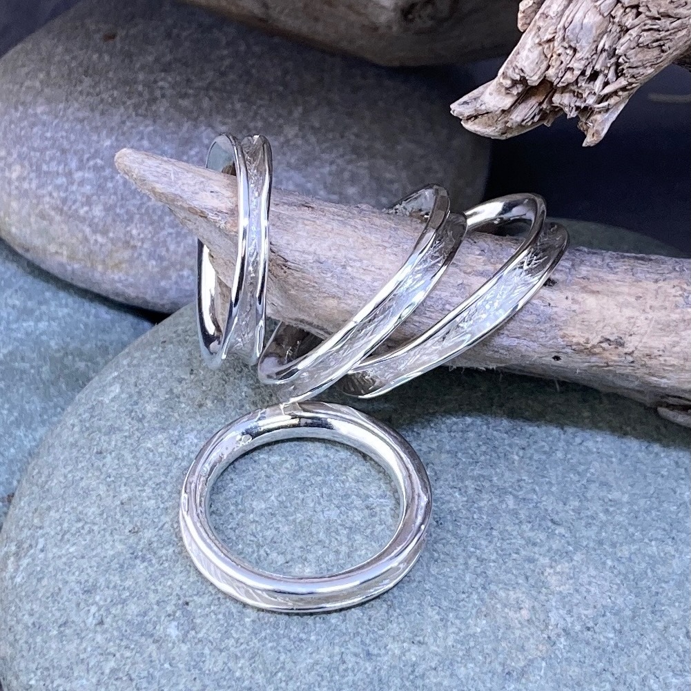 Flared Ring – Argentium Silver - Image 3