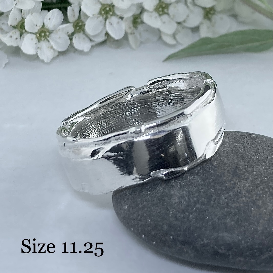 River Ring – Argentium Silver – Variable Sizes - Image 4