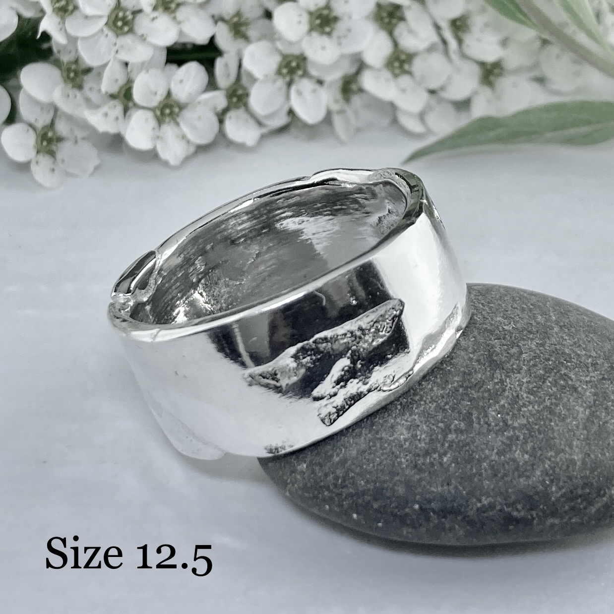 River Ring – Argentium Silver – Variable Sizes - Image 3