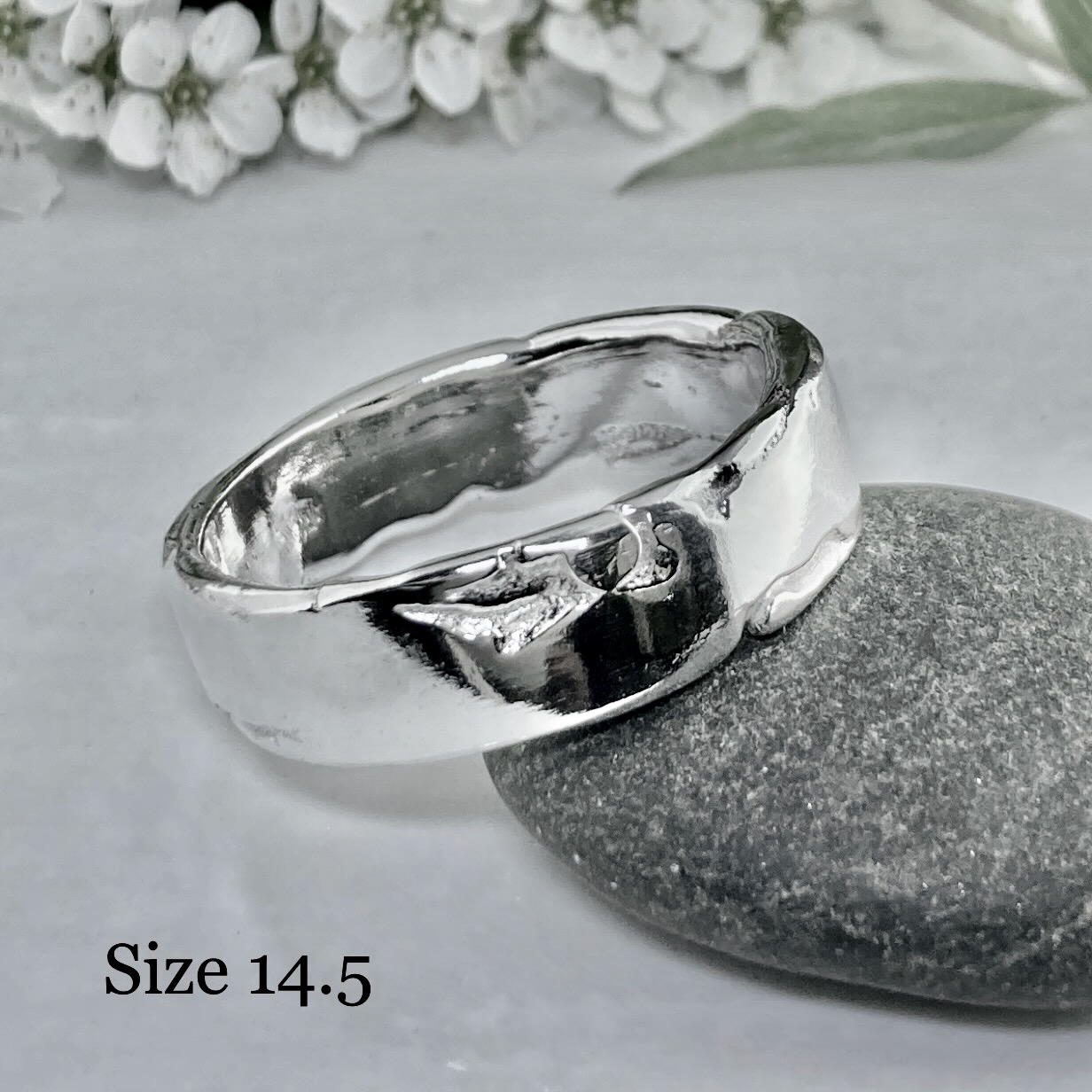 River Ring – Argentium Silver – Variable Sizes - Image 2