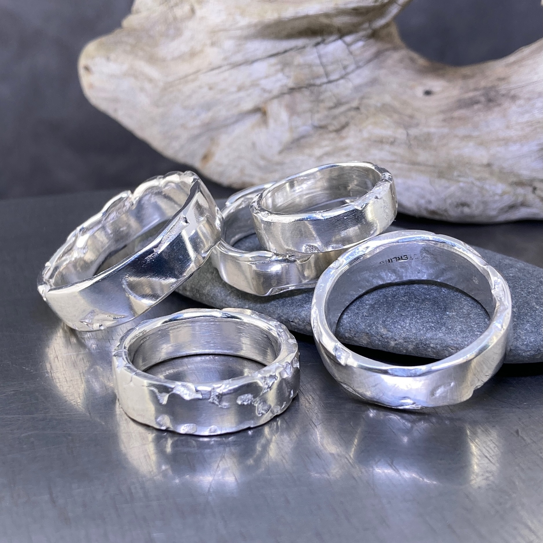 River Ring – Argentium Silver – Variable Sizes - Image 12